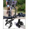 thumbnail image 3 of woleyi Soporte Movil Bicicleta tatica, Soporte Teléfono Cinta de Correr con Cuello de Cisne, Bici Spinning Tubo Manillar Soporte para iPhone 16 15 14 13 12 Pro MAX/Plus/Mini, 4.7-6.9” Smarhone, 3 of 5