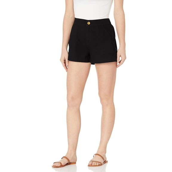 Roxy Oceanside High-Waisted Shorts True Black SM (US 3-5)