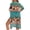 American Tribal Geometric Cow, variant on USA Flag July 4th Print Womens Swimwear Cover Up Summer Beachwear Bikini Coverup Half Sleeve Kimono Cardigan Breathable Ladies Cover Ups Casual Resort Wear