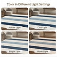 thumbnail image 7 of ODIKA 8'x10' Washable Area Rug Durable, Non-Slip Striped Vintage Colorblock Panel Retro Border Boho Bands Faded for Living Room, Under Sectional, Family, 7 of 7