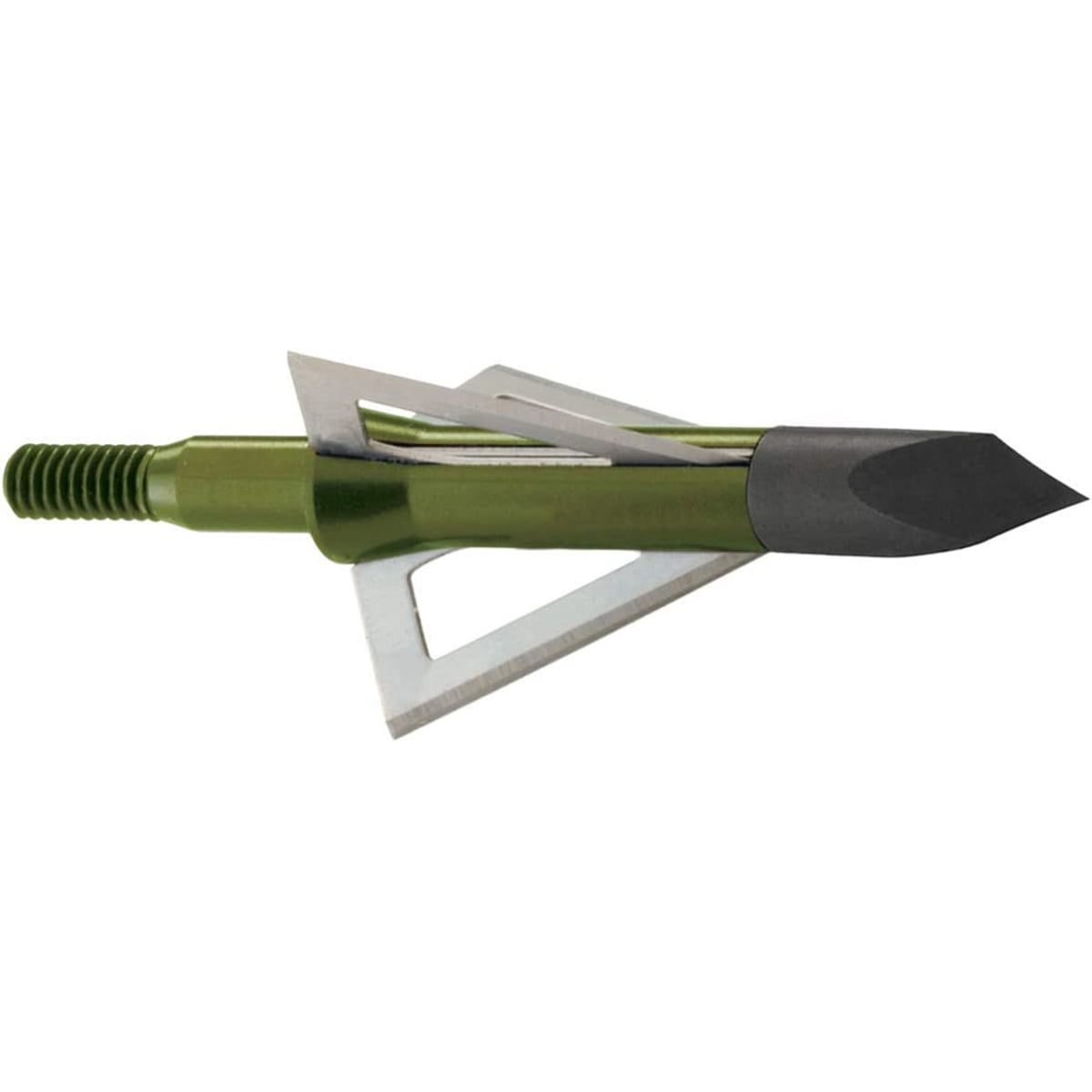 Muzzy Archery 3-Blade Screw-In Broadhead, Fixed Trocar Tip