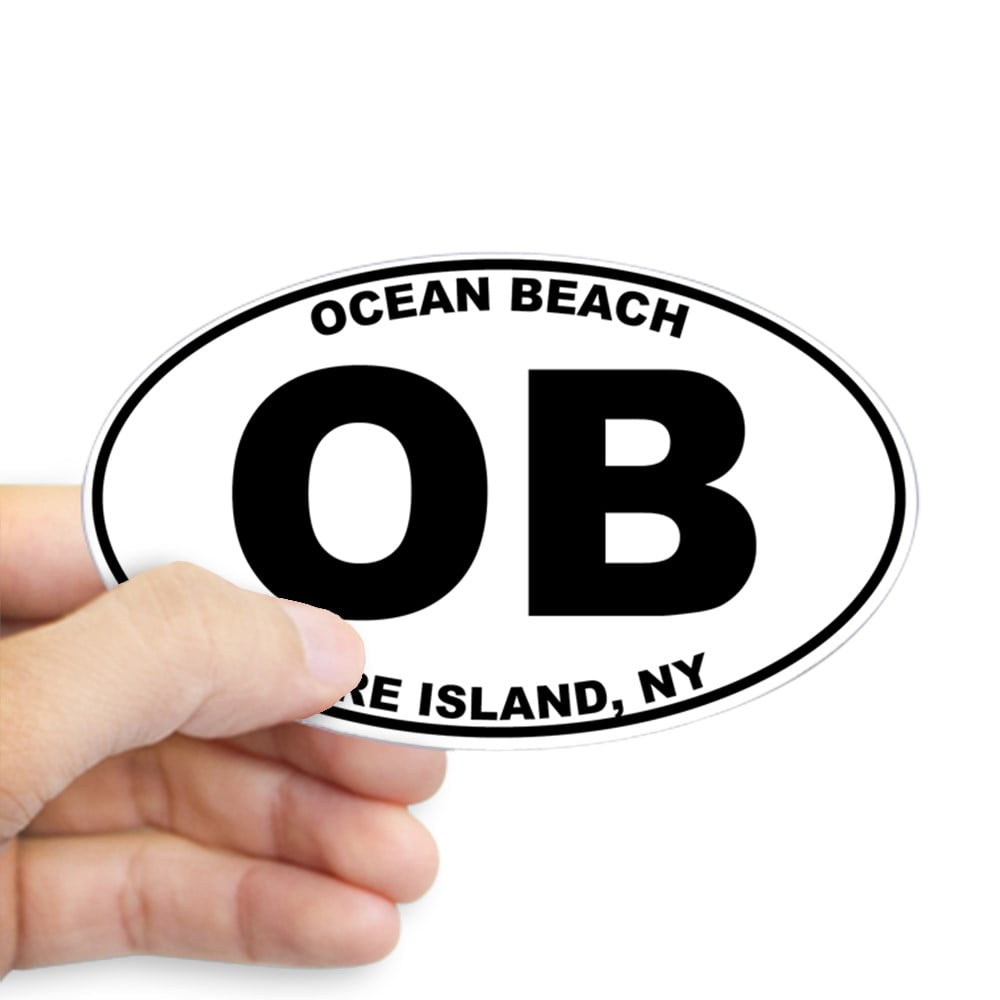 CafePress Fire Island Lighthouse Sticker 671857027 Oval