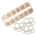 thumbnail image 2 of Shisuyan 1200Pcs Iron Jump Rings Bracelet Connecting Rings Multipurpose Jump Rings Supplies, 2 of 8