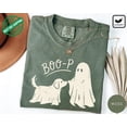 thumbnail image 4 of PAVIG Boo-P Dog Ghost Halloween Shirt, Funny Dog Mom Garment-Dyed Tee, 4 of 8