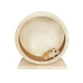 thumbnail image 1 of Ruedas para correr de hámster silencioso, hámster de hurón, juguetes deportivos para mascotas pequeñas, rueda de ejercicio de hámster de madera para Medio Yinane rueda de hámster, 1 of 8