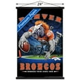 thumbnail image 3 of NFL Denver Broncos - End Zone 17 Wall Poster with Wooden Magnetic Frame, 22.375" x 34", 3 of 3