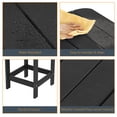 thumbnail image 5 of ACEGOSES Patio Side Table, Adirondack Outdoor HIPS Weather-Proof Square End Table, Black, 5 of 6