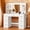 White, variant on Vineego Vanity Desk with Adjustable Lighted Mirror, Vanity Table Set with Drawers & Storage Shelves, Makeup Vanity for Bedroom Dressing Room, White