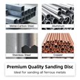 thumbnail image 4 of Ruedas abrasivas SALI, paquete de 25 unidades, para metal y acero inoxidable, 4 of 7