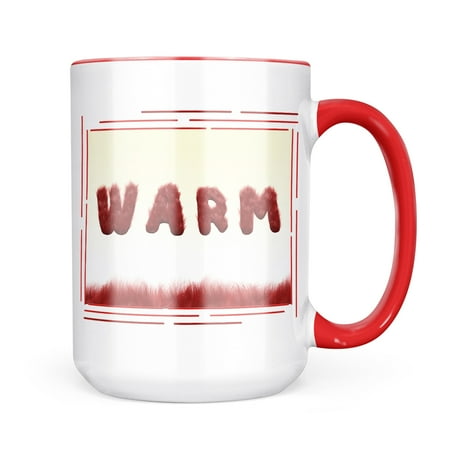 

Neonblond Warm Red Monster Hair Mug gift for Coffee Tea lovers