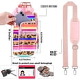 thumbnail image 3 of Half Gallon Water Bottle with Sleeve Water Bottle 64 Oz Water Bottle with Time Marker, 1/2 Gallon Water Bottles Half Gallon Water Bottle with Straw and Gym Yoga 1/2 Gallon Water Jug for Women leopard, 3 of 6