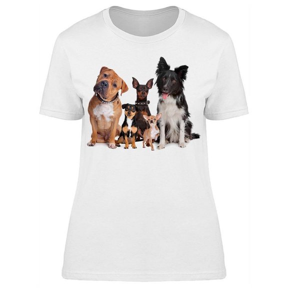 A Pack Of Dogs T-Shirt Women -Image by Shutterstock, Female 3X-Large