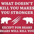 thumbnail image 3 of CafePress - Except For Bears Dark T Shirt - Men's Classic Graphic Cotton T-Shirt, 3 of 4