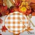 thumbnail image 2 of Btomtd Thanksgiving Paper Plates 7" with Pumpkin and Maple Leaf Patterns, Fall Themed Disposable Plates for Party Supplies, Autumn Decor Paper Playes for Holiday Dinners, S(7"), 2 of 6