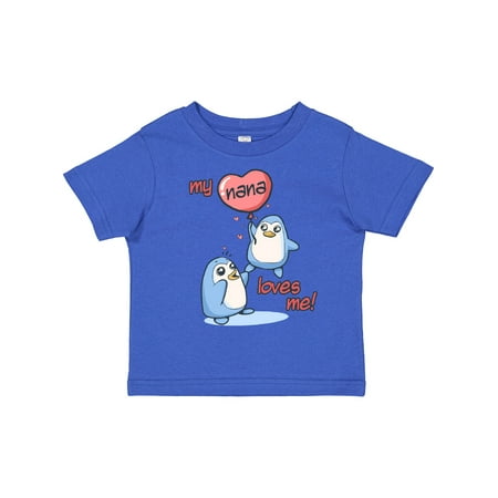 

Inktastic My Nana Loves Me Gift Toddler Boy or Toddler Girl T-Shirt