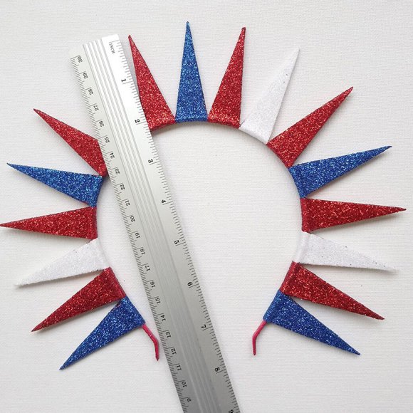 HEALEEP 2pcs Statue Of Liberty Costume Accessories Headband Fabric Comfortable Wear For Memorial Day Adults