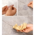 thumbnail image 2 of 2Pcs Hook Hand Shape Hook Wall Mount Soap Holder Storage Hanging Hook for Bathroom, 2 of 9