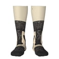 thumbnail image 1 of Balery Retro Raccoon Graphic Print Calcetines novedosos Calcetines deportivos Calcetines hasta la rodilla Calcetines de algodón Calcetines originales y geniales, 1 of 6