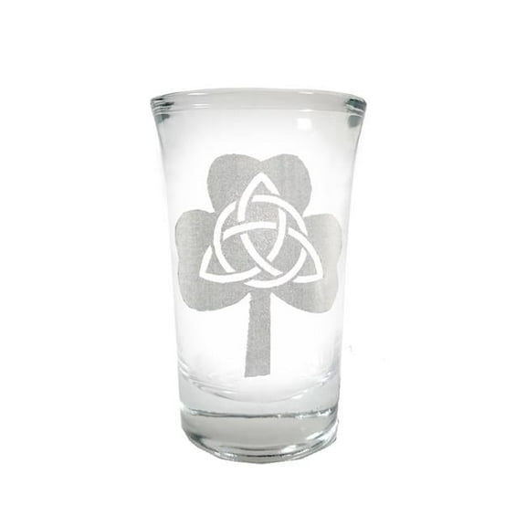 Lyoncraft SHTC01 1.5 oz Trinity Clover Engraved Shot Glass