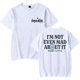 thumbnail image 1 of Freya Skye Not Even Mad About It Camiseta Mujer Hombre Casual Cuello Redondo Manga Corta Camiseta De Moda, 1 of 5