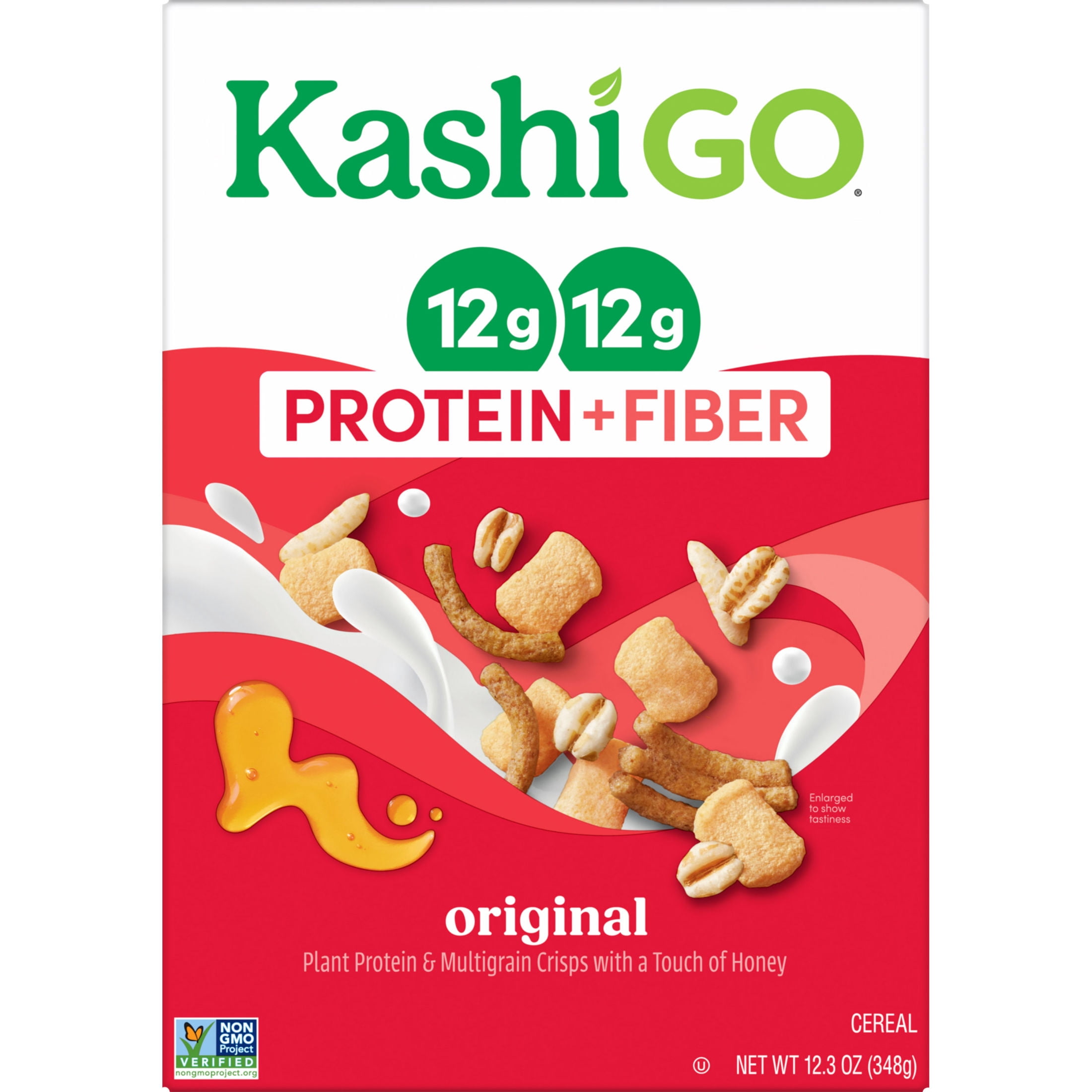 (2 pack) Kashi GO Original Protein Cereal, 12g Protein, 12.3 oz