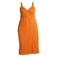 thumbnail image 2 of Time and Tru Womens Plus Size Sweater Knit Swimsuit Cover Up, 2 of 6