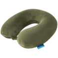 thumbnail image 1 of Almohada de Cuello para Viaje Brookstone Ligera de Forro Polar Oliva, 1 of 7