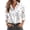 Sky Blue, variant on WTOBBY Women's Floral Print Button Down Long Sleeve Shirt, Classic Collar Casual Blouse Top with Soft Texture, Perfect for Spring Fall Office and Weekend,Beige L