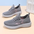 thumbnail image 7 of Domzle Womens Orthopedic Shoes with Arch Support Slip On Wide Width Sneakers Non-Slip Sole Lightweight Athletic Sneakers with Breathable Mesh, 7 of 7