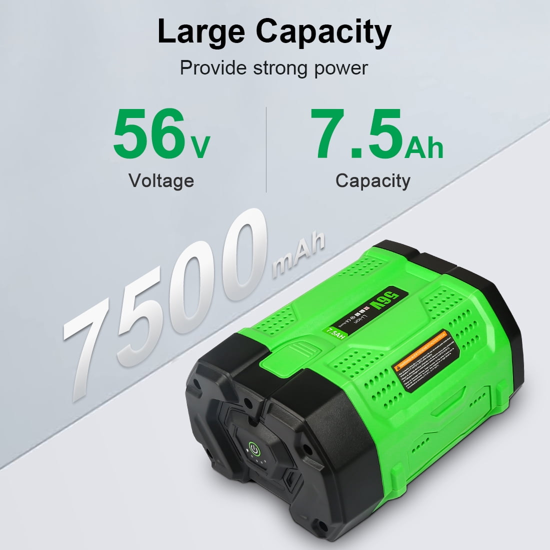 2 Pack 56V 7.5Ah Lithium-Ion Battery Replace for EGO BA2800 BA4200 BA1400 Compatible with ALL EGO 56V Power Tools
