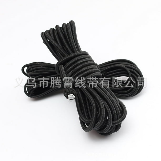 Round waist elastic belt thin rubber band recliner rope thick elastic  elastic rubber band rope clothes drawcord black [2.5mm * 20m] [bagged] [150  sets of starting batch] Place order note 2.5mm *