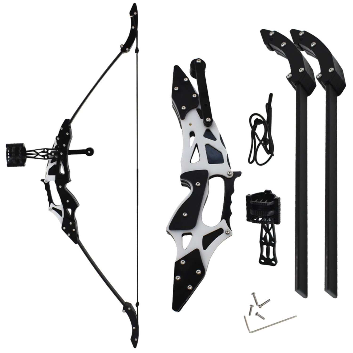 Clianle Archery Mini Bow and Arrow Set Mini Recurve Bow Hunting Longbow Mini Compound Bow Right Left Hand for Shooting Practice