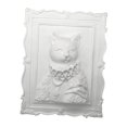 thumbnail image 2 of Figura de gato para pintar, estatua decorativa de gato sin pintar (DIY), figura de gato de yeso Gata, 2 of 7