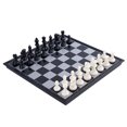 thumbnail image 2 of Juego de ajedrez internacional, tablero de ajedrez plegable, práctico e interesante juego de ajedrez magnético para viajes y entretenimiento, 2 of 12