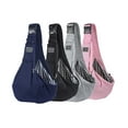 thumbnail image 5 of Hands-Free Pet Sling Carrier Bag Adjustable Buckle Single Shoulder Bag for Small Dog Cat, 5 of 9