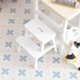 thumbnail image 5 of Silla de casa de muñecas, accesorios en miniatura, sillas modelo para habitación infantil. Blanco, 5 of 8