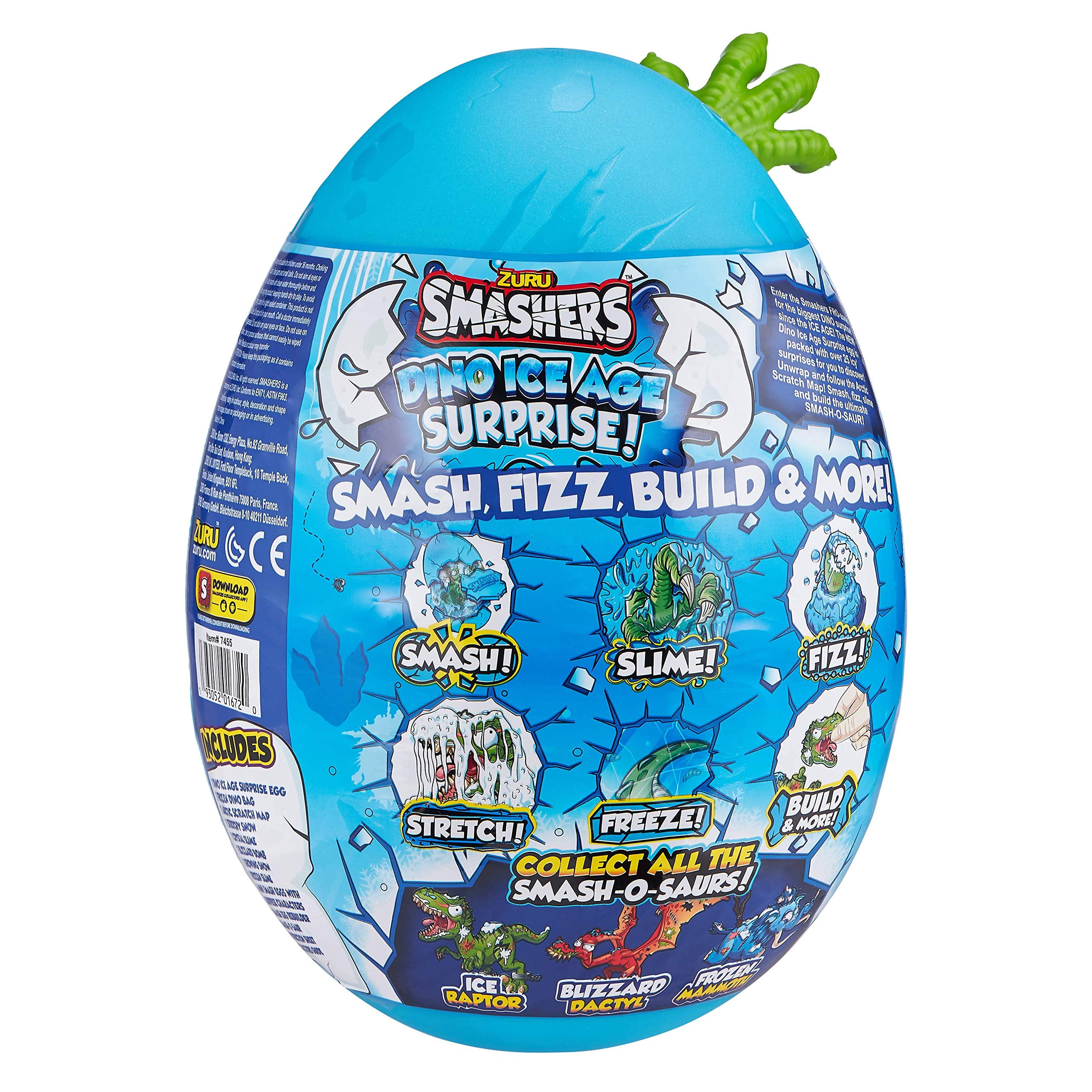 Smashers Dino Ice Age Surprise Egg (with Over 25 Surprises!) by