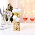 thumbnail image 3 of Wine Bottle Covers Sequins Bow Decorative Portable Drawstring Wine Bottle Bags for Christmas, 3 of 8