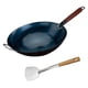 thumbnail image 5 of Sartén wok para cocinar Ollas Utensilios de cocina Ollas de inducción Sartenes Salteado Wok chino diámetro 38cm, 5 of 9