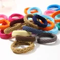 12PCS Women Girls Simple Basic Elastic Hair Bands Ties Scrunchie
