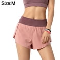 thumbnail image 2 of Pantalones cortos deportivos de fitness, pantalones cortos de verano para mujer, pantalones cortos casuales antiluz, pantalones de yoga, 2 of 6