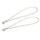 thumbnail image 3 of Collar de Cadena Con candado ANGGREK 2PCS Acero Inoxidable 50cm, 3 of 8