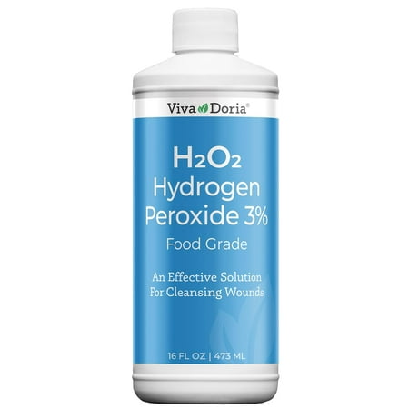 Viva Doria Hydrogen Peroxide 3 Percent, Food Grade, Hydrogen Peroxide 3%, 16 Fluid Ounce