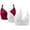 Red, variant on Womens Bras,Wireless Bras for Women,Bras for Women,Breathable,Comfort Fit,Solid,Nylon,Red,L(US:10)
