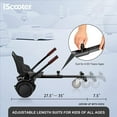 thumbnail image 5 of iScooter Go Kart Attachment For Hoverboard,Hoverboard For Kids Cart Clearance,Adjustable Hover Cart For Adult-Black, 5 of 9