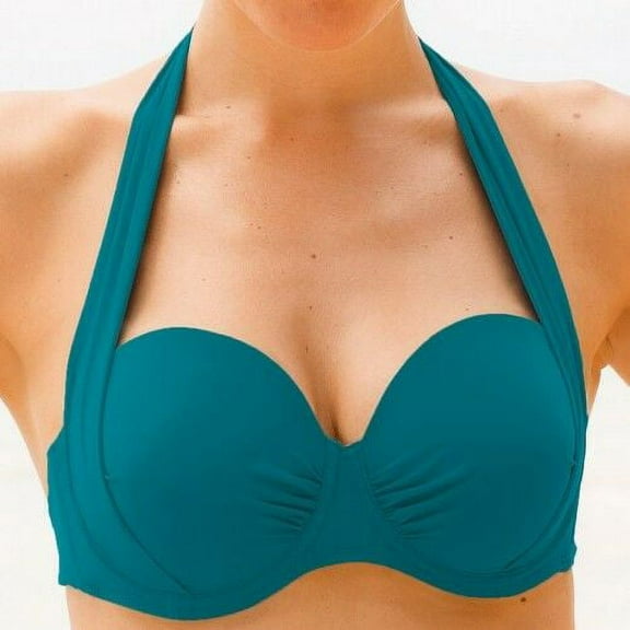 ANITA Petrol Coco Bikini Swim Top, US 8C, UK 32C, NWOT