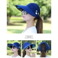 thumbnail image 5 of Sombreros para el sol para mujer, gorra con visera de ala ancha, sombrero para el sol de verano, 5 of 5