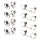 thumbnail image 1 of 16 Uds. De alfileres de botón, reutilizables, resistentes, duraderos, desmontables, diseño de ranura para tarjeta, práctico botón de Jean, diamantes de imitación blancos pequeños, 1 of 12