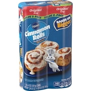 Pillsbury Cinnamon Rolls with Original Icing, Refrigerated Canned Pastry Dough, Value 2-Pack, 16 Rolls, 24.8 oz