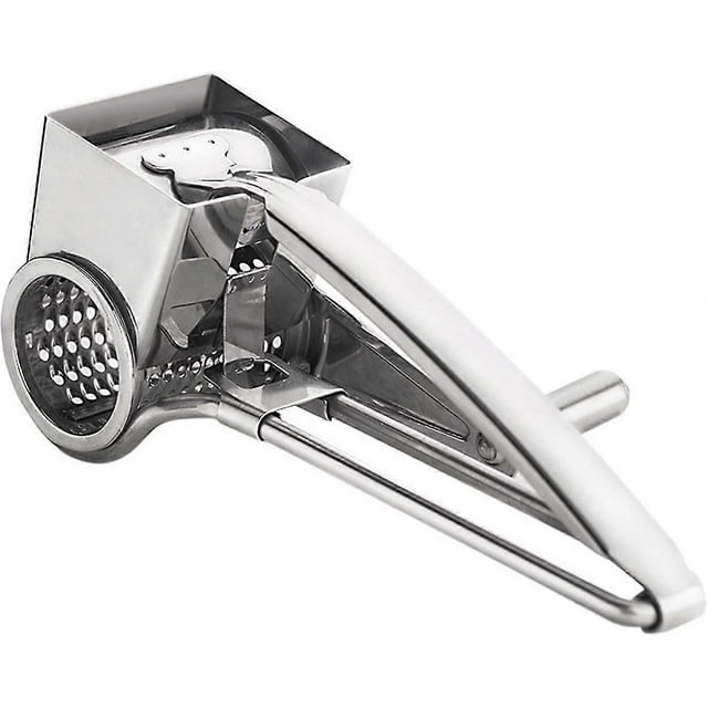 Rotary Cheese Grater, Crday Ultra-sharp Drum, Crday Handheld Stainless Steel Cheese Grater